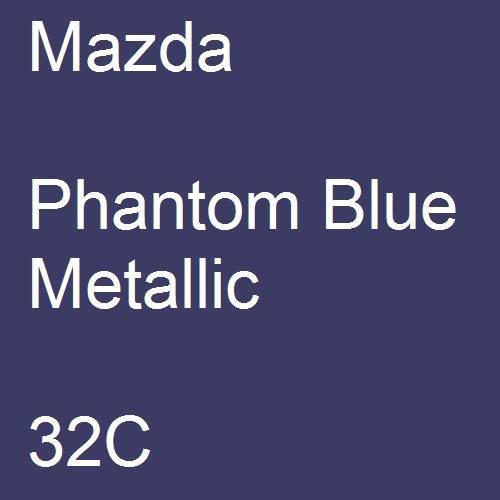 Mazda, Phantom Blue Metallic, 32C.